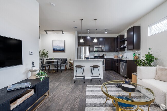 A2 Living Room & Kitchen - Highline Apartments