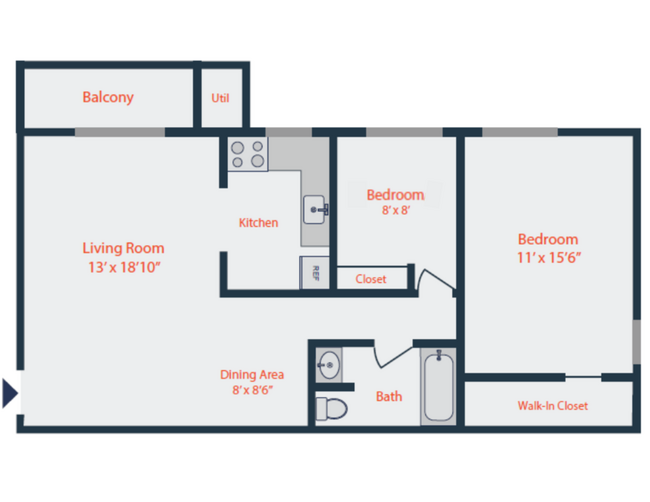 Floorplan - Lansdowne Station Apartments