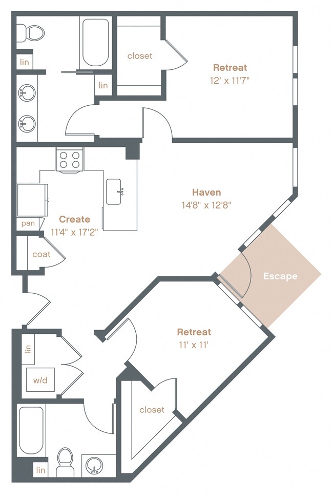 Floorplan - Alexan Downtown Danville