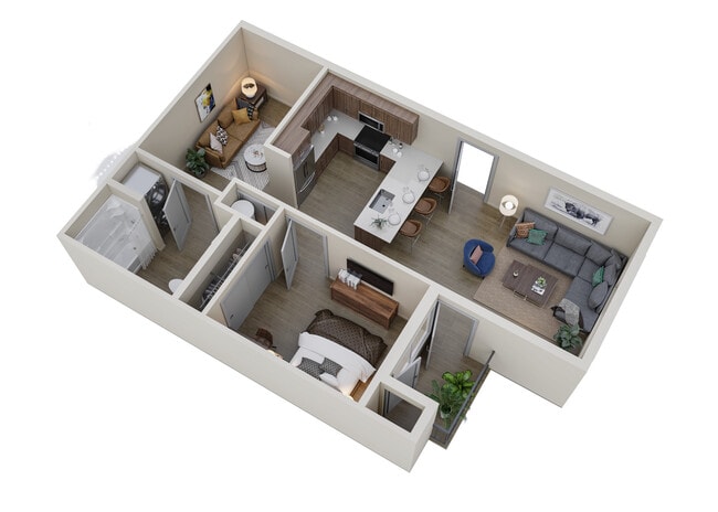 Floorplan - Markwood Apartments