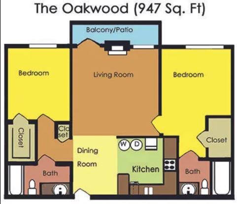 Floorplan - Midwest Pointe Apartments