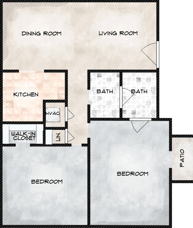 Floorplan - Sunrise Landing Apartments
