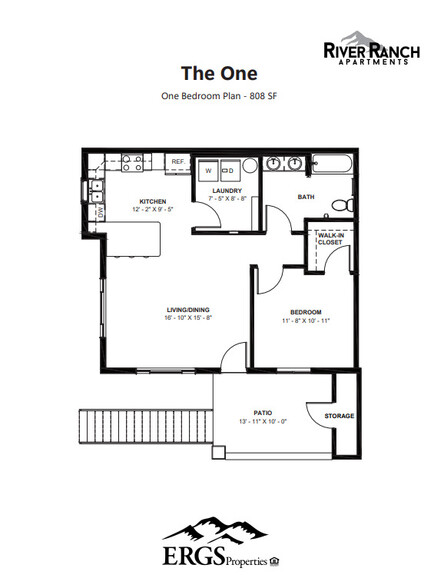 Floorplan - River Ranch Apartments