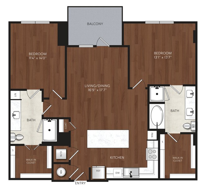 Floorplan - The Park at Katy Trail