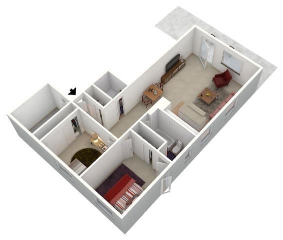 Floorplan - 5550 S Dorchester