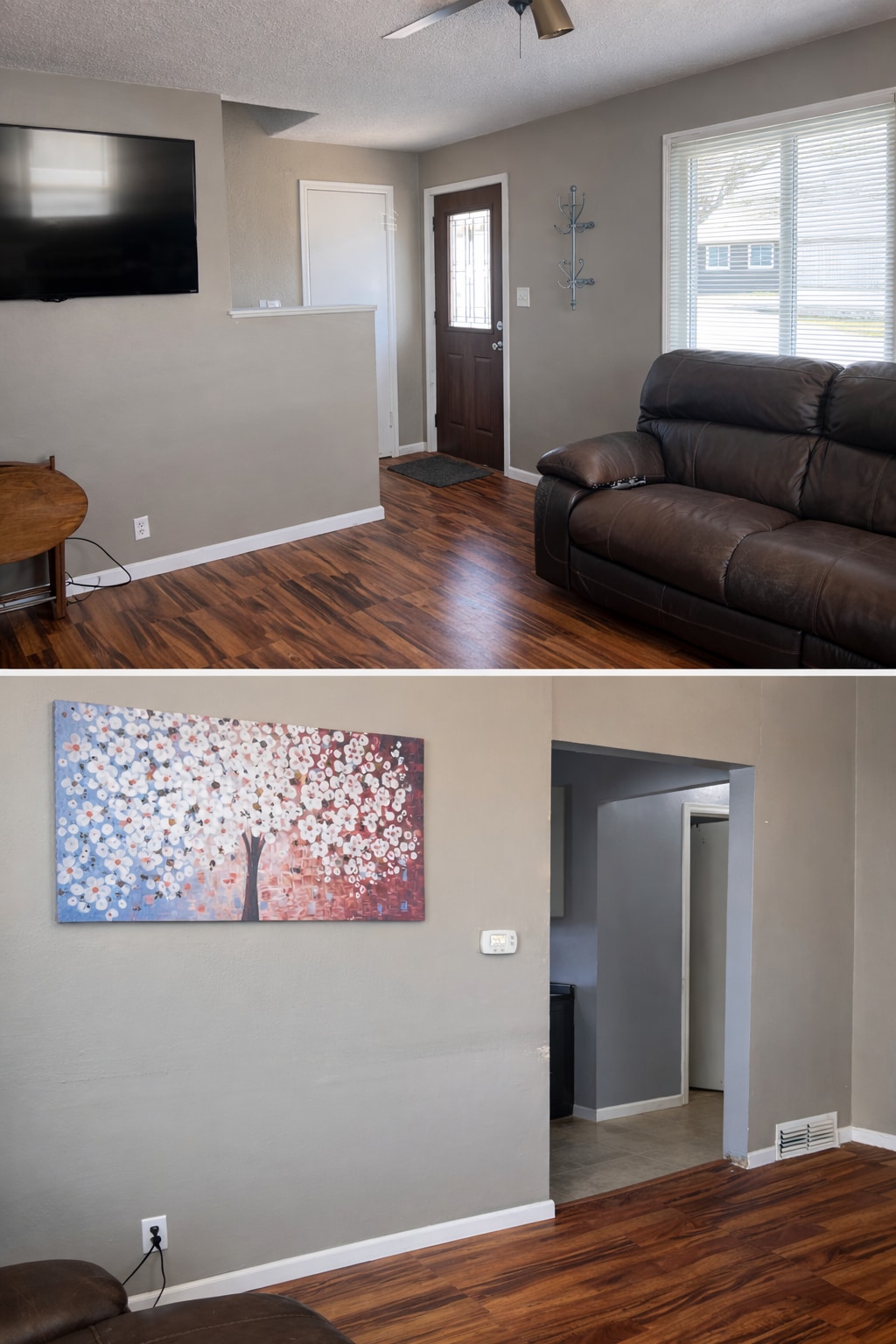 Living Room Enterance. Key Pad Enterance at Front Door. - 513 N Nixon Ave