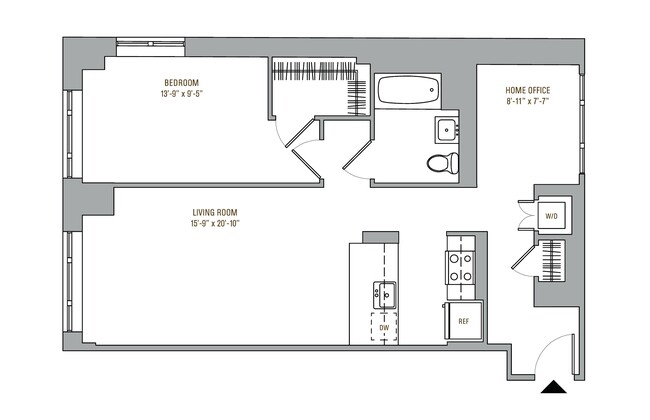 Floorplan - Hoyt & Horn Apartments