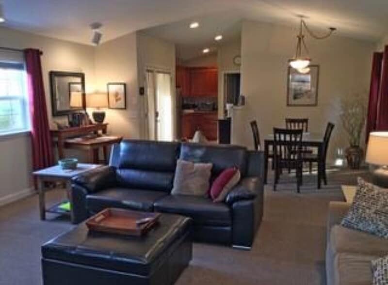 Spacious living room with vaulted ceilings - 445 S 4th St