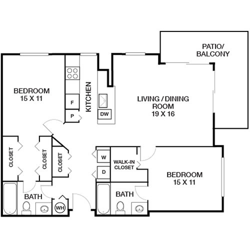 Floorplan - Yacht Club Apartments