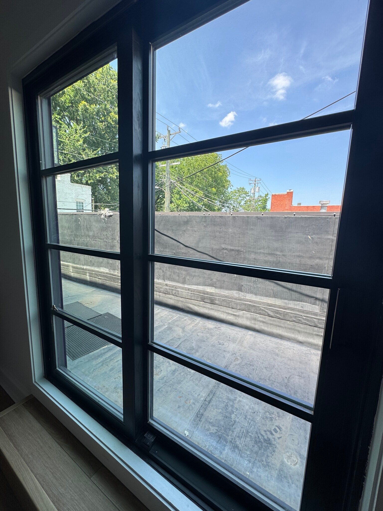 door to outside patio - 3101 W Cary St