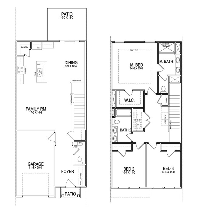 Thurman B Floor Plan - Neely Village