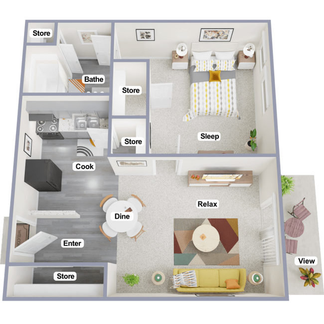 Floorplan - Phoenix Apartments