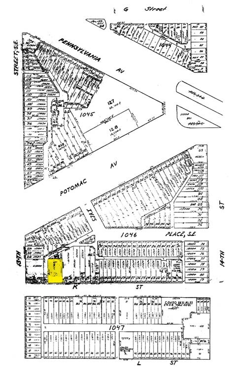 Plat Map - 1310 K St SE