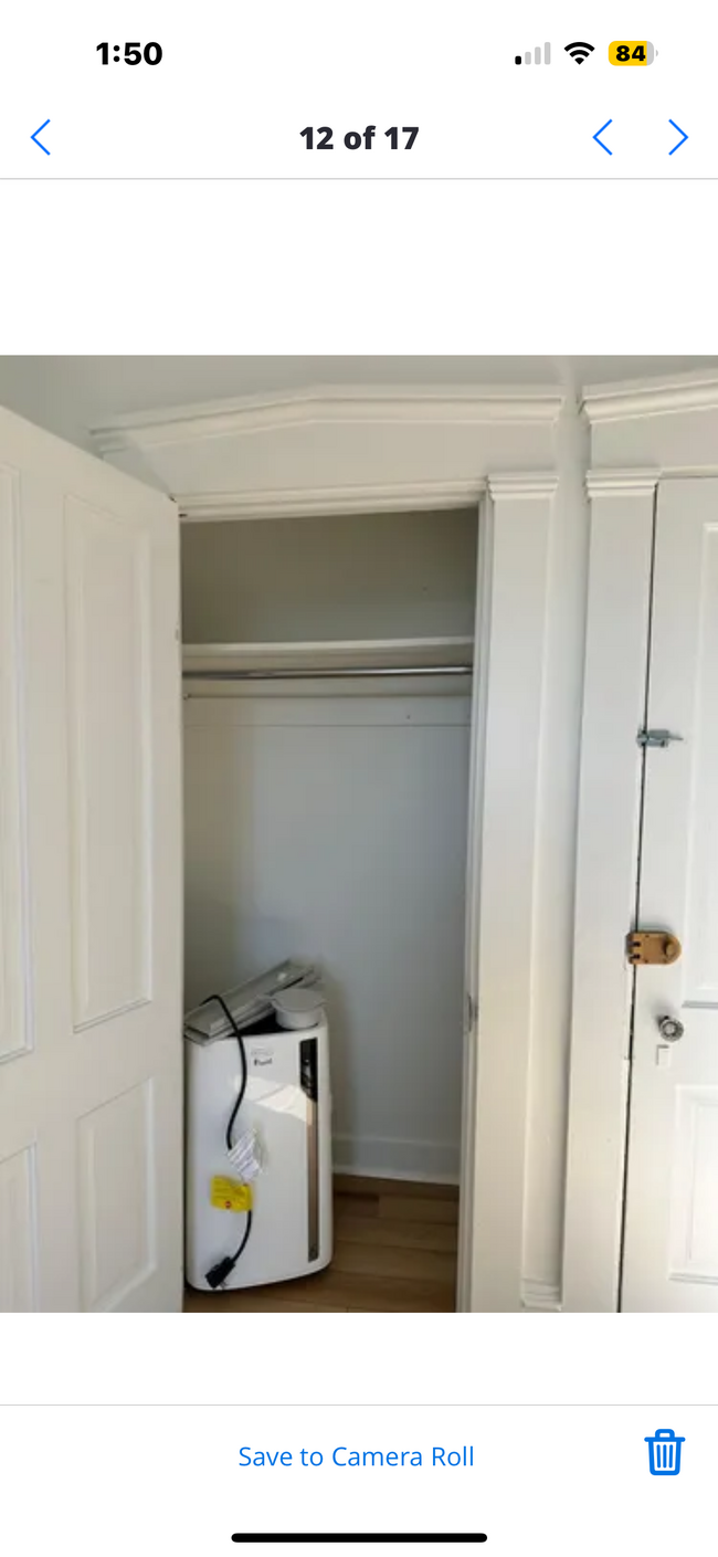 Closet and portable A/C - 322 W James St