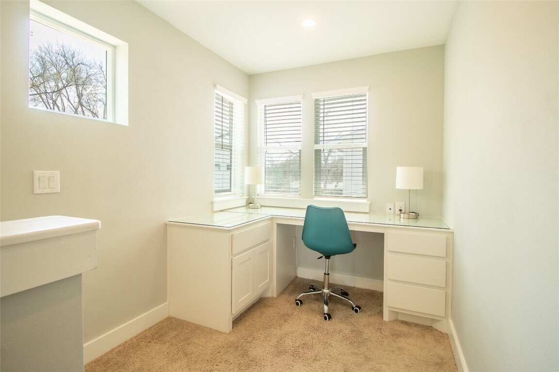 Office area at landing (top of the stairs) - 402 Irma Dr