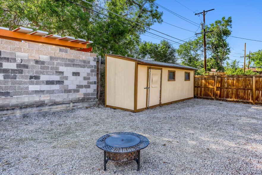 Exterior Storage Shed Available for Tenants - 8063 Wyandot St