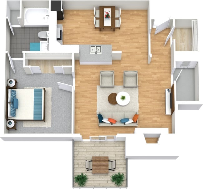 Floorplan - Boulder Ridge Apartment Homes