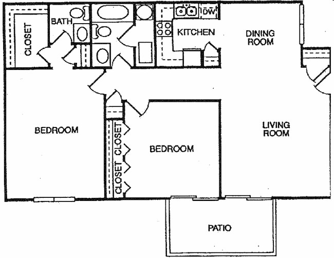 2BR/2BA - The Commons at Briarwood Park