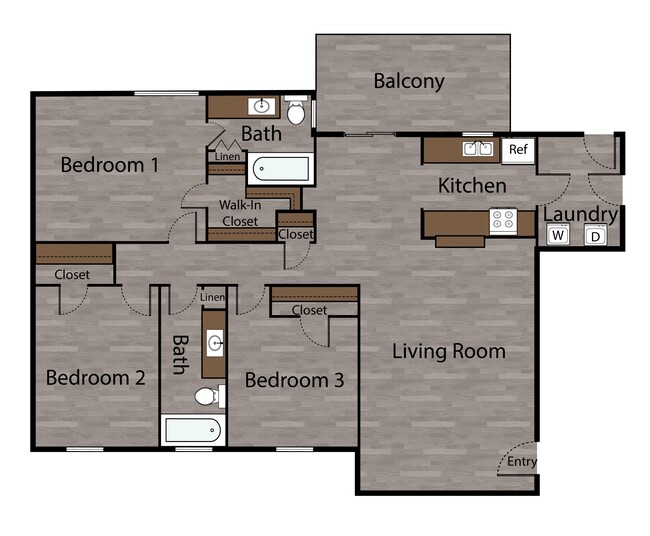 Floorplan - Mesh Apartments