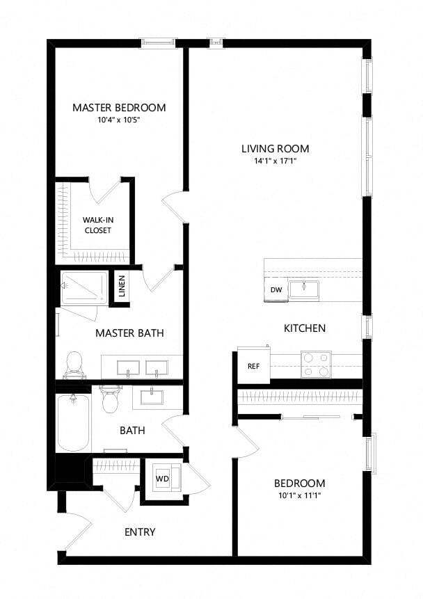 Floorplan - Windsor Queen Anne