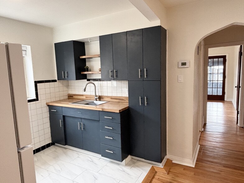 Butcher Block countertop and shelving - 5070 Oleatha Ave