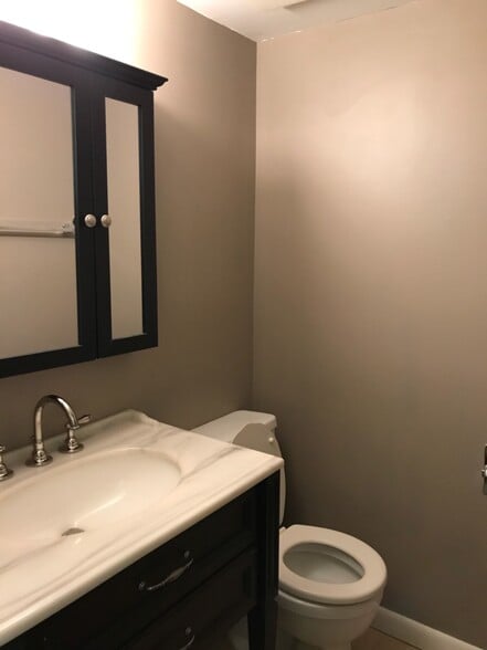 Half bathroom recently remodeled - 420 Tanglewood Ct