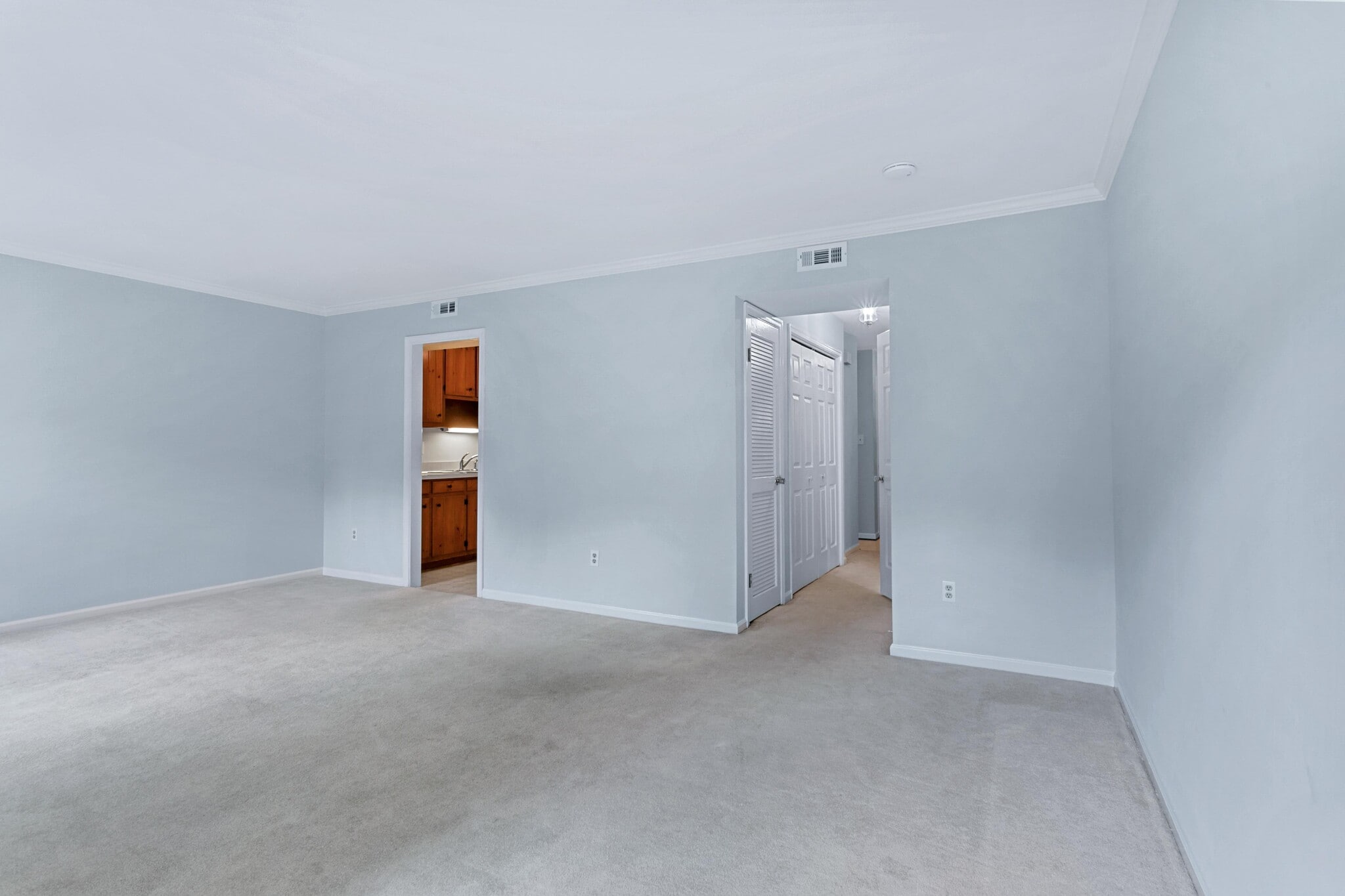 Large Family Room leads into Kitchen and hallway - 117 Wellesley Dr