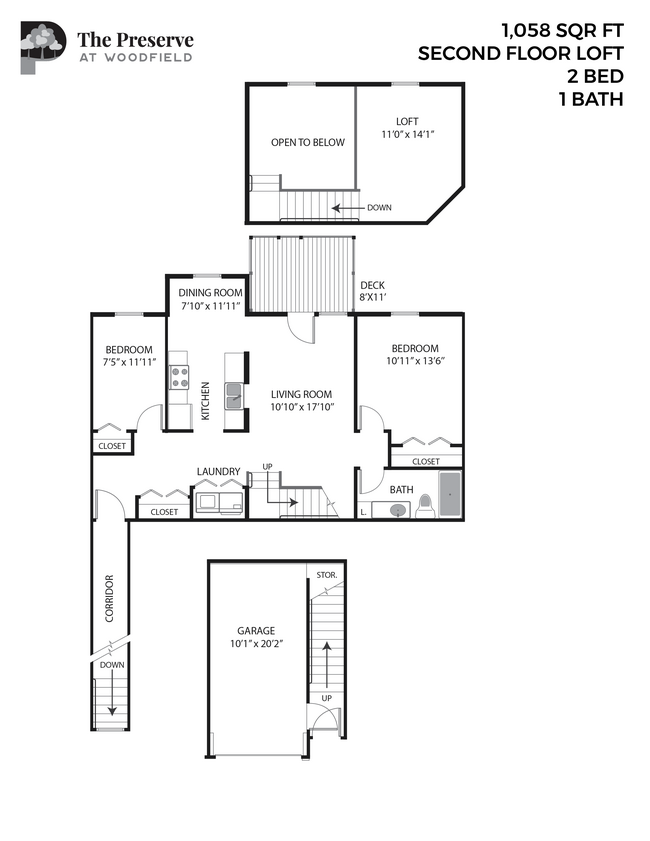 Floorplan - The Preserve at Woodfield