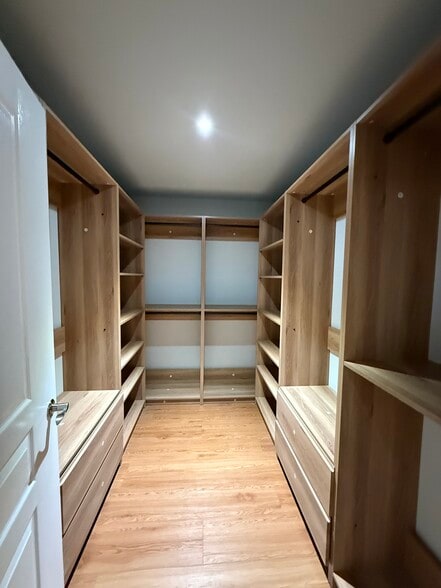 New oak walk-in closet - 6221 Monterey Rd