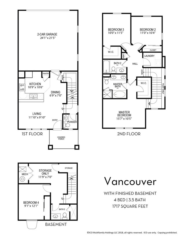 Floorplan - Parkview Towns