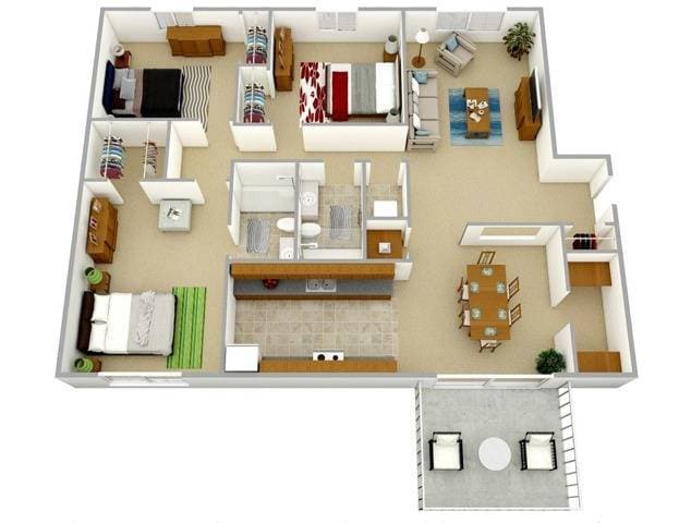 3 Bedroom - Weblin Place