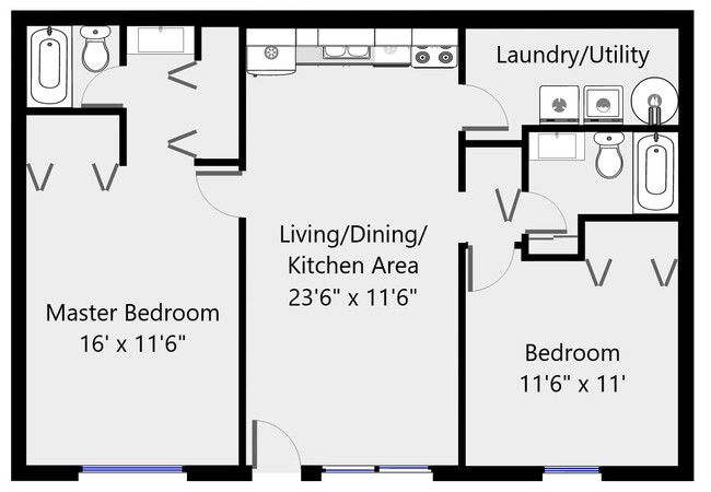 Floorplan - Ashgrove Apartments