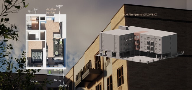 Floorplan - Gabriel Luxury Apartments-Call for details!