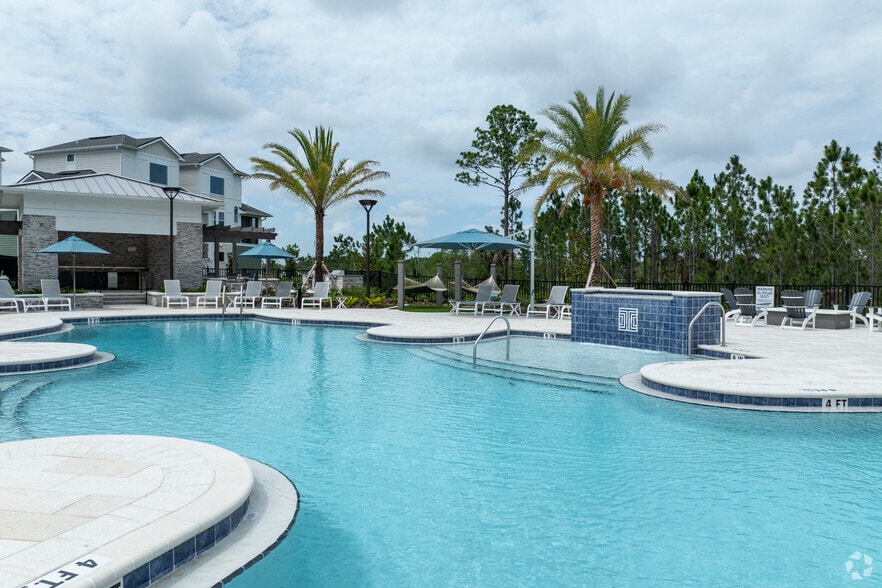 Pool and Waterfall - Integra Village at Tymber Creek