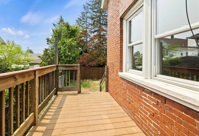 Deck to backyard - 166 Roger Williams Ave