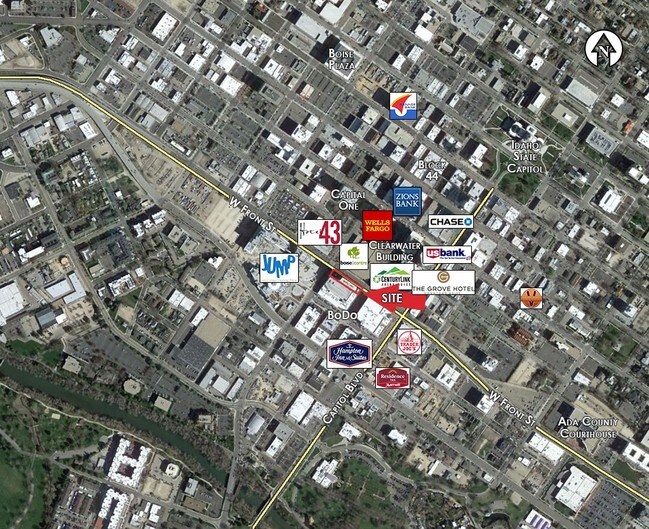 Aerial Map - Aspen Lofts