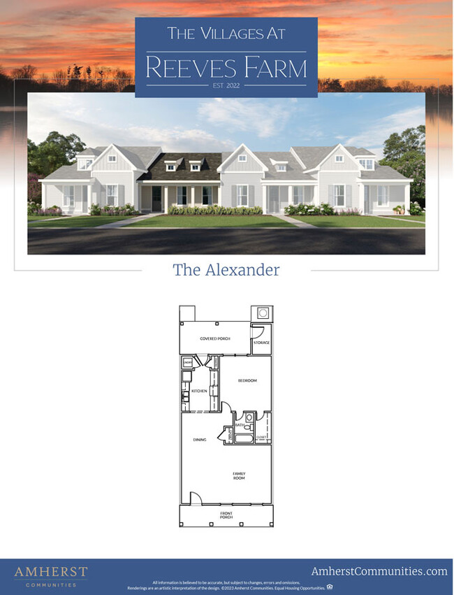 Floorplan - Villages at Reeves Farm