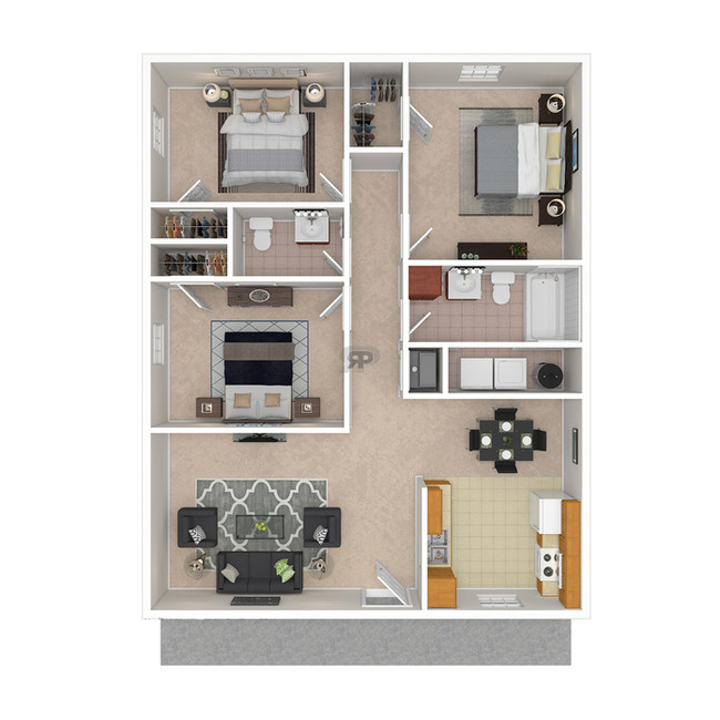 Floorplan - Spurlock North Apartments