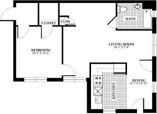 Floorplan - The Barrington Apartments