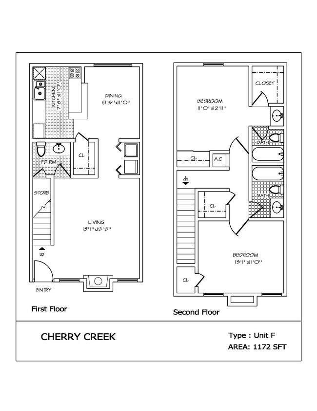 F 2x2.5 Townhome - Cherry Creek