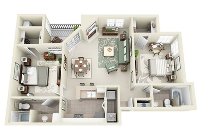 Floorplan - MacArthur Ridge Apartments