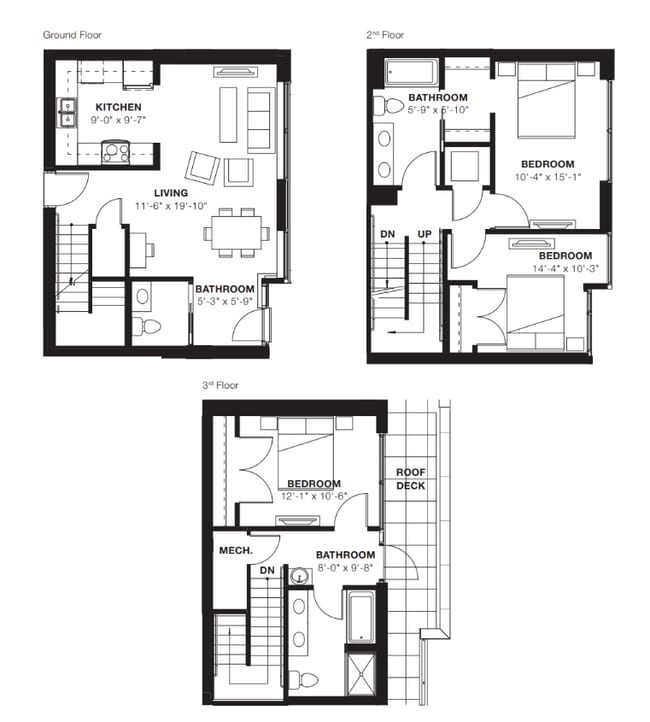 TH1.1-Townhome - E2 Apartments