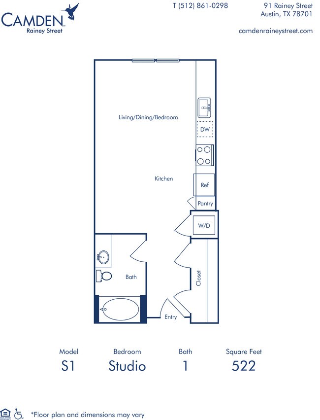 Floorplan - Camden Rainey Street