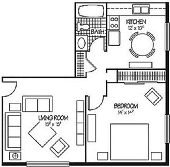 Floorplan - Orchard Hills Apartments