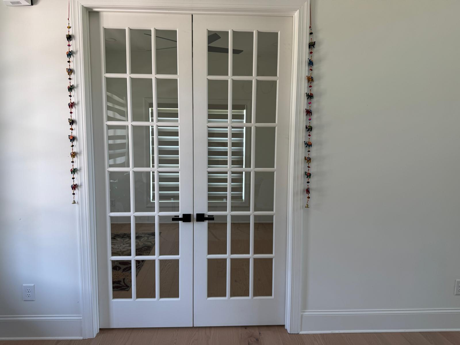 office room with French door - 6490 Pond View Dr
