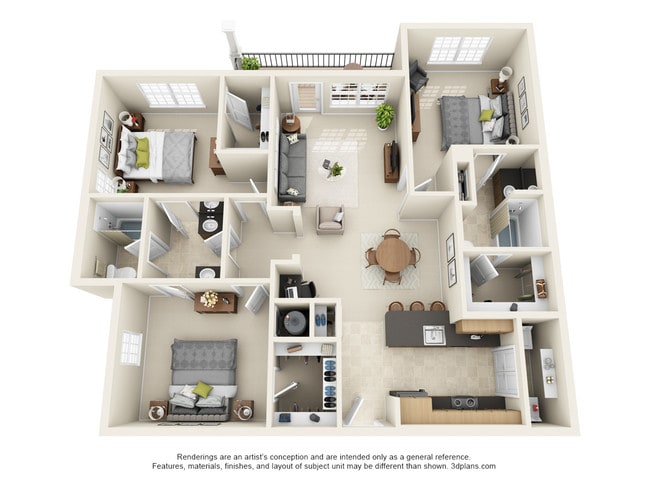 Floorplan - Overlook at Gwinnett Stadium