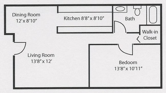 Floorplan - Ravenswood Apartments