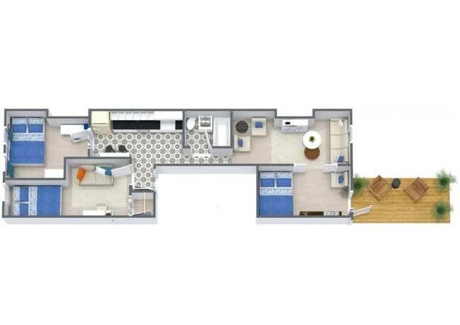 Building Photo - Top Level 2 BR (Convert. 3 Bedrooms) Townhouse Custom Apt.  with large private outdoor Space