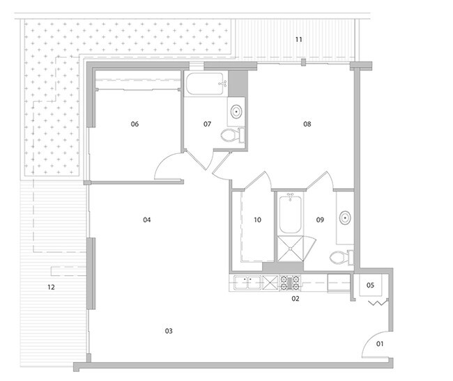 2BR/2BA - The Burton Pasadena