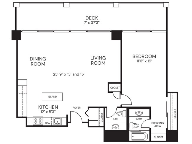 Floorplan - 1200 Lakeshore